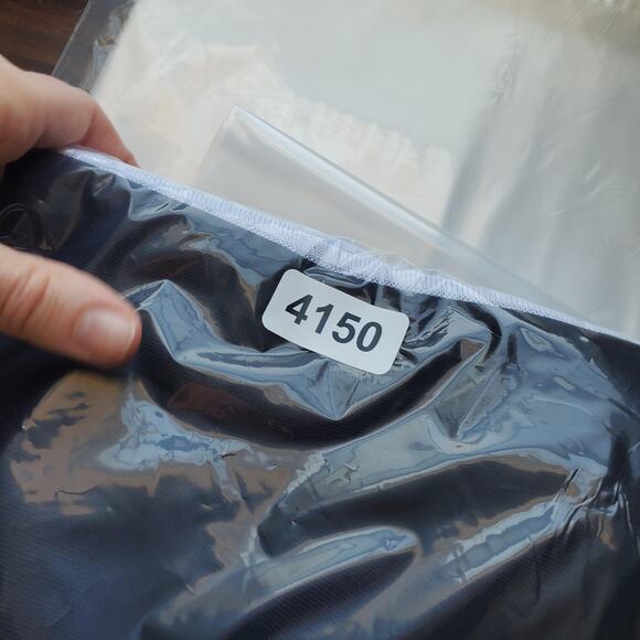 Ming Wang Cardigan Womens XL Navy White Trim Open Front 3/4 Sleeve Reimagined - Picture 8 of 8